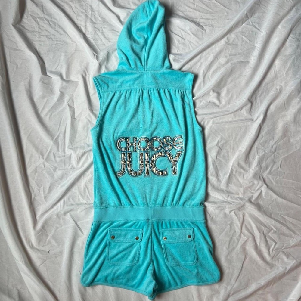 JUICY COUTURE Terrycloth Romper - Picture 2 of 8